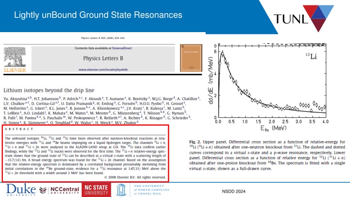 Nuclear Resonances and Timescales