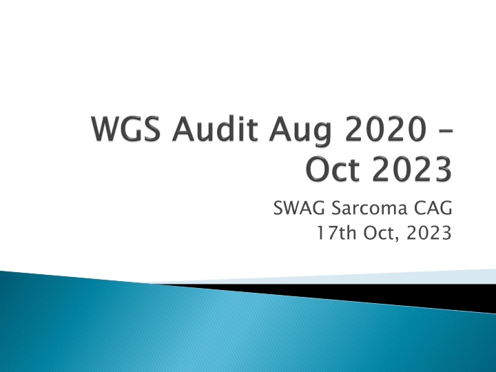 swag sarcoma cag 17th oct 2023 n.w