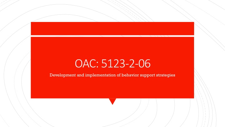 oac 5123 2 06 development and implementation n.w