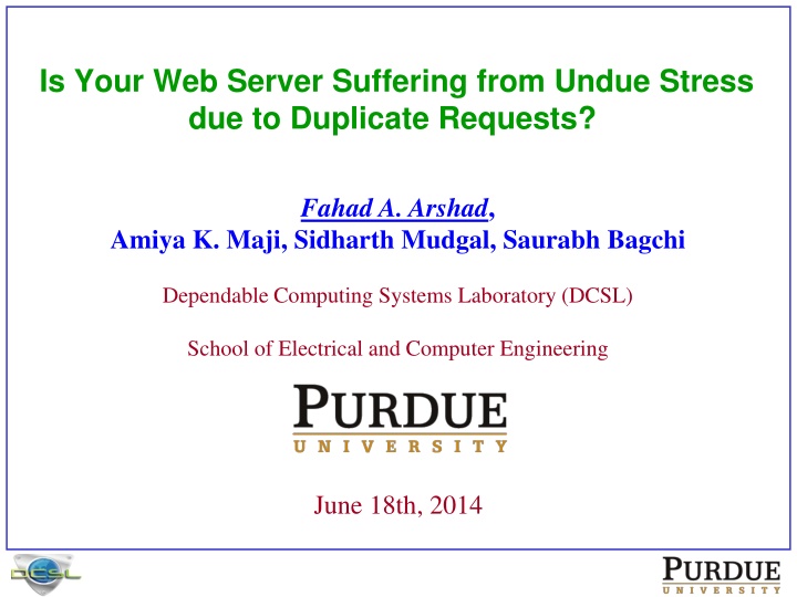 is your web server suffering from undue stress n.w