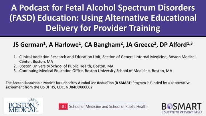 a podcast for fetal alcohol spectrum disorders n.w