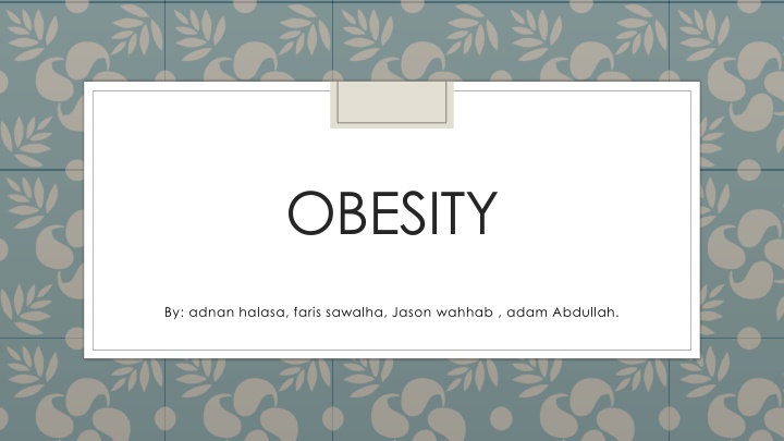 obesity n.w