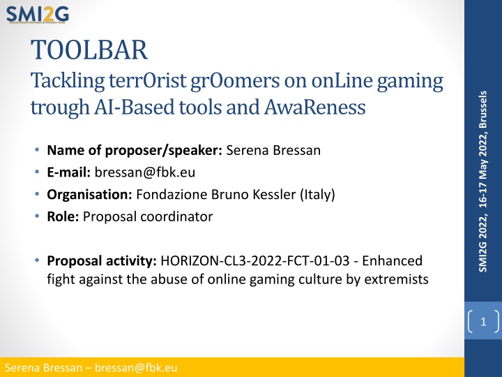 toolbar tackling terrorist groomers on online n.w