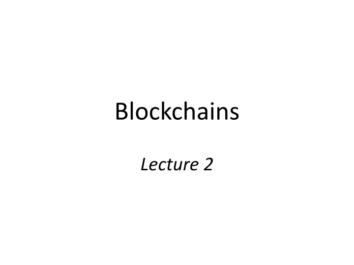 blockchains n.w