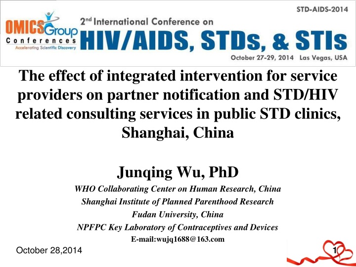 the effect of integrated intervention for service n.w