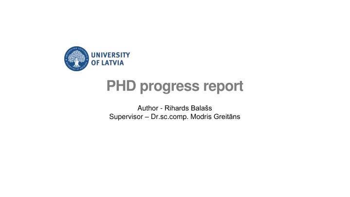 phd progress report n.w