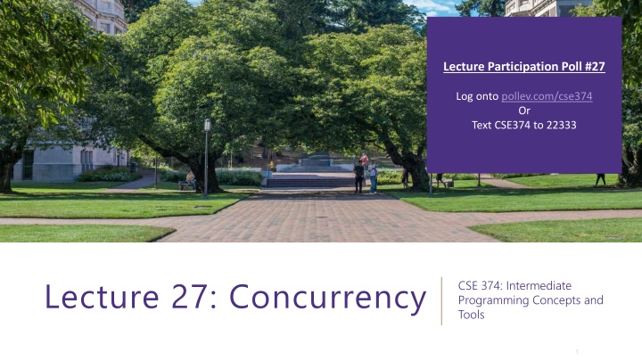 lecture participation poll 27 n.w