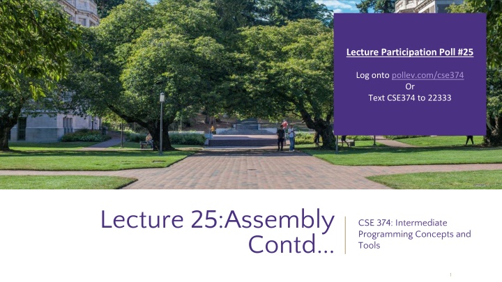 lecture participation poll 25 n.w