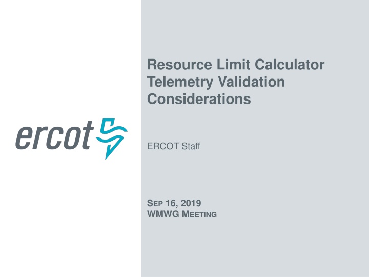 resource limit calculator telemetry validation n.w