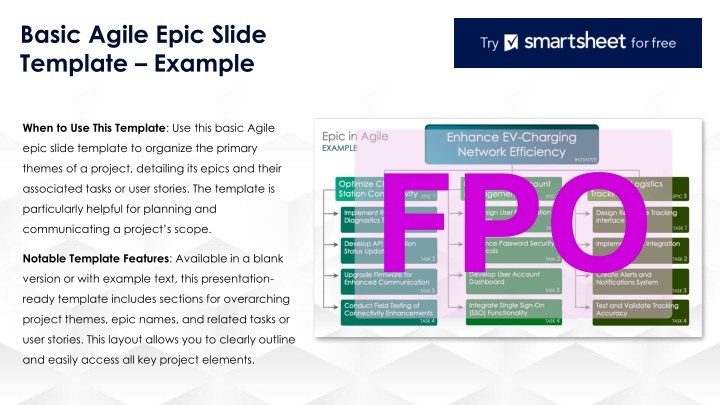 basic agile epic slide template example n.w