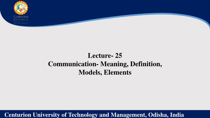 lecture 25 n.w