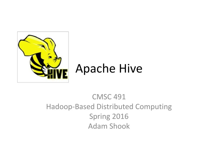 apache hive n.w