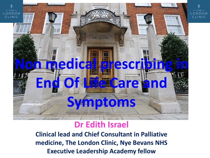 non medical prescribing in end of life care n.w