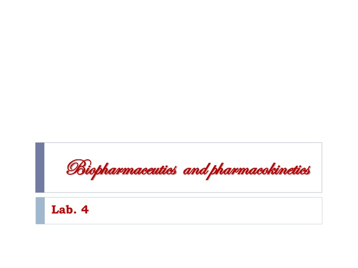 biopharmaceutics biopharmaceutics n.w