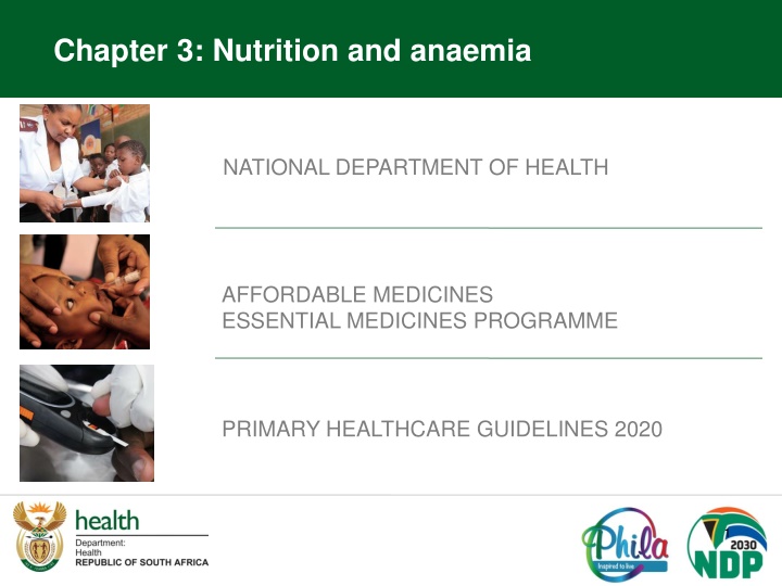 chapter 3 nutrition and anaemia n.w