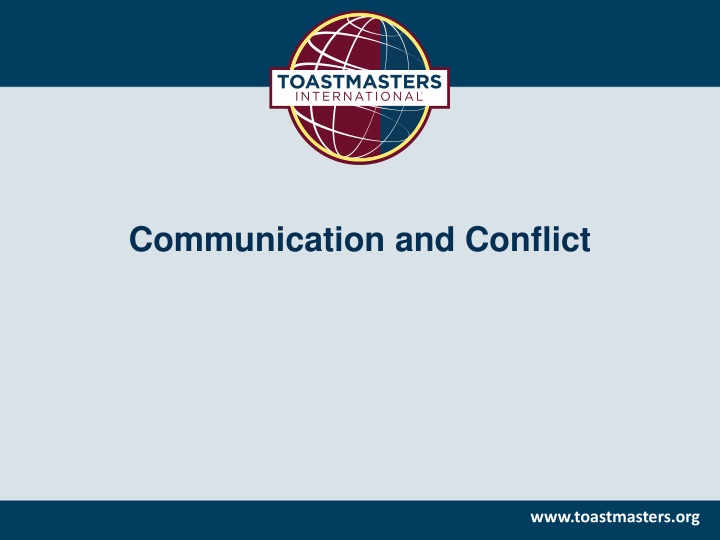 communication and conflict n.w
