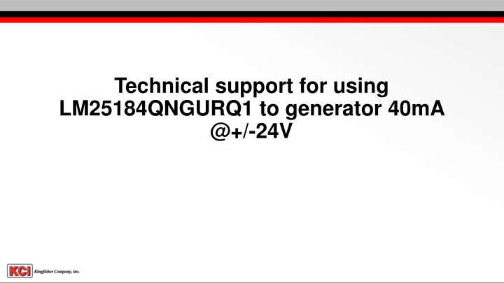 technical support for using lm25184qngurq1 n.w