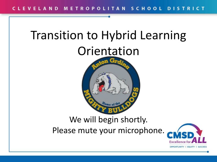 transition to hybrid learning orientation n.w