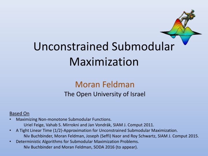 unconstrained submodular maximization n.w