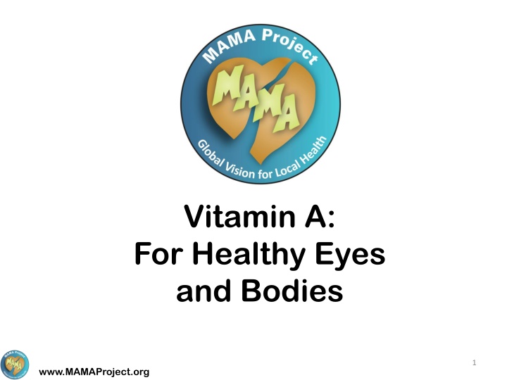 vitamin a for healthy eyes and bodies n.w