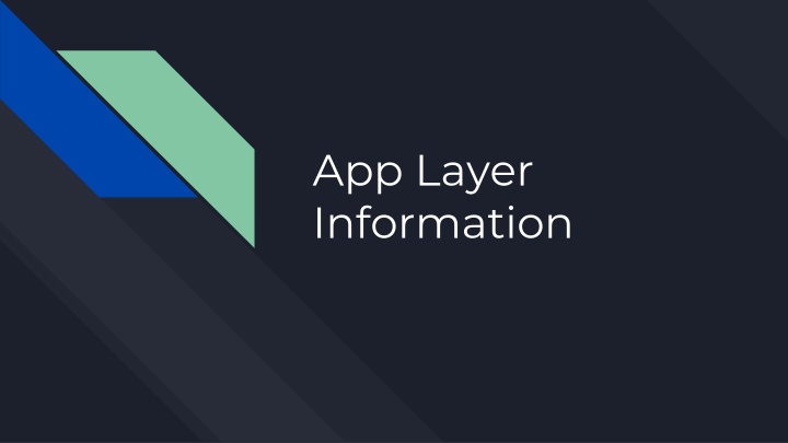 app layer information n.w