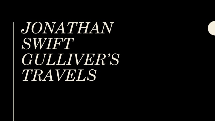 jonathan swift gulliver s travels n.w