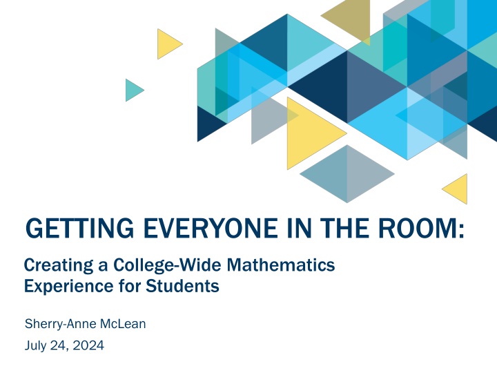 getting everyone in the room n.w