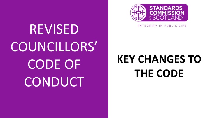revised councillors code of conduct n.w