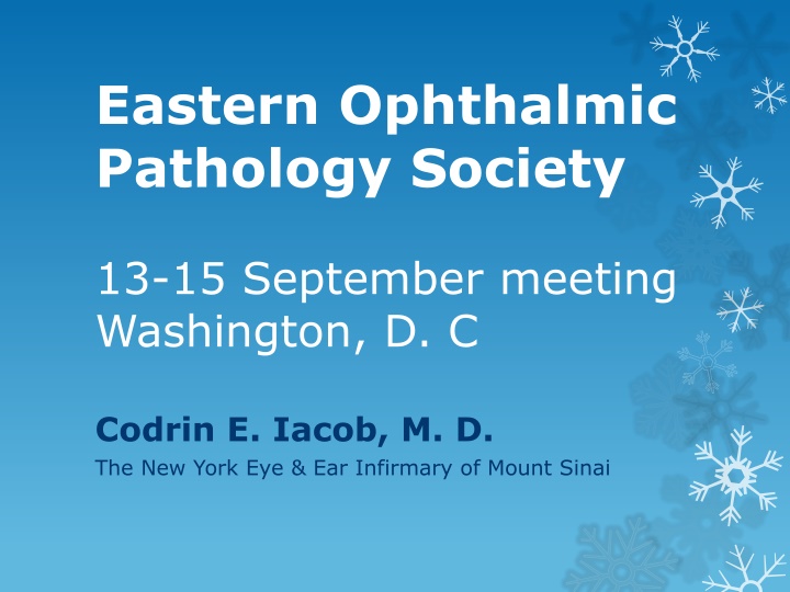eastern ophthalmic pathology society n.w