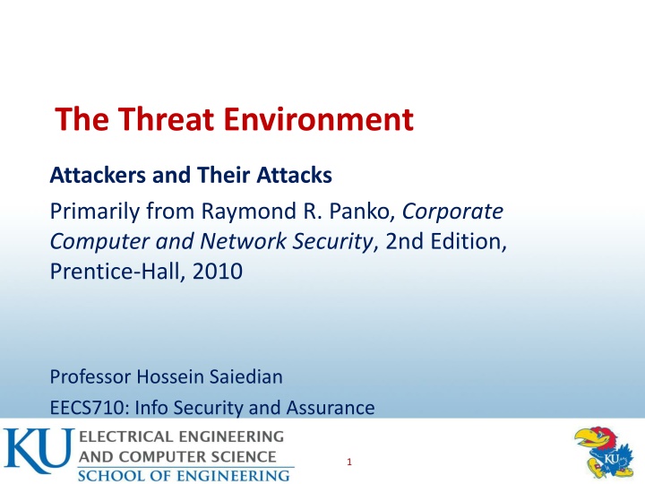 the threat environment n.w