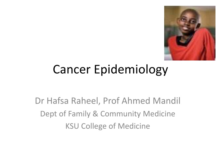 cancer epidemiology n.w