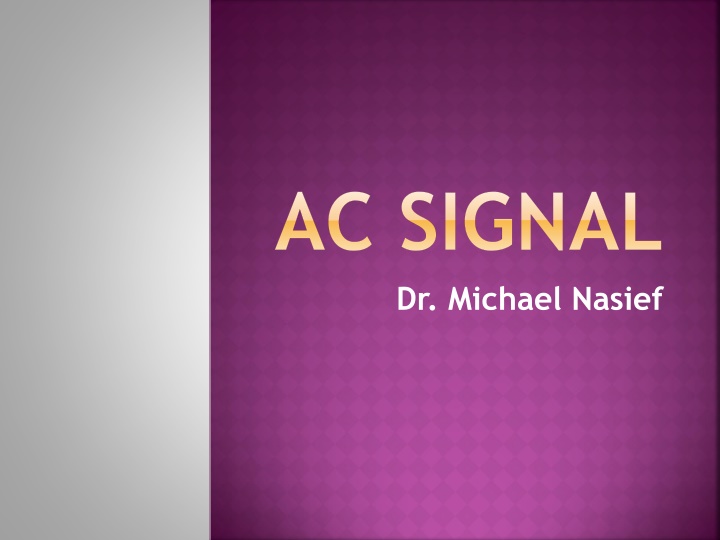 ac signal dr michael nasief n.w