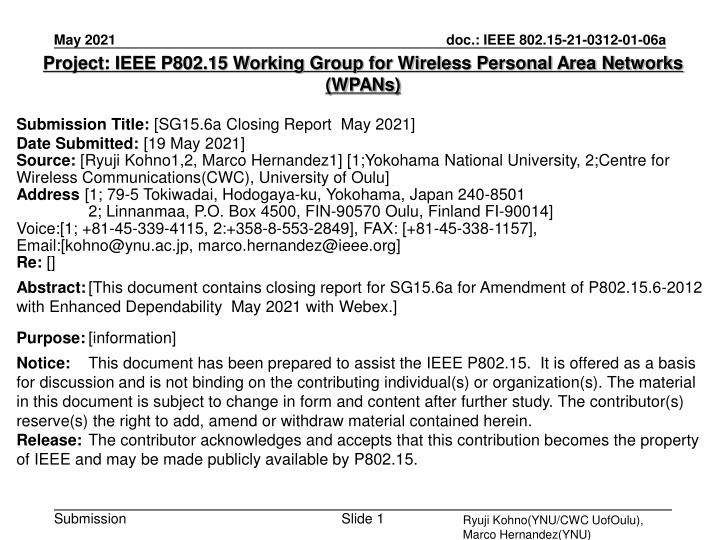 may 2021 n.w