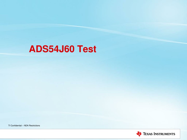 ads54j60 test n.w