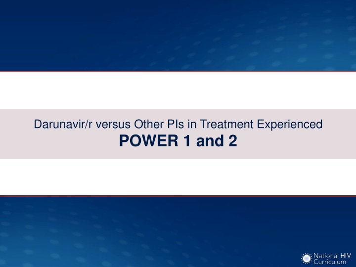 darunavir r versus other pis in treatment n.w