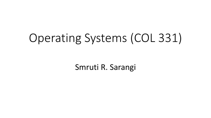 operating systems col 331 n.w