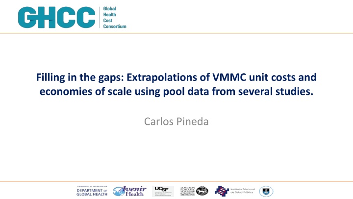 filling in the gaps extrapolations of vmmc unit n.w