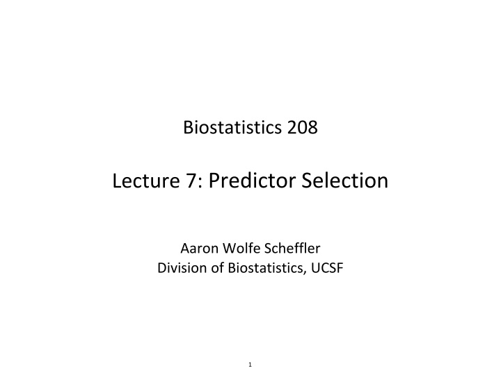 biostatistics 208 n.w