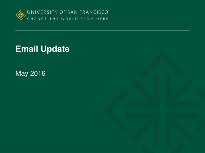 email update n.w