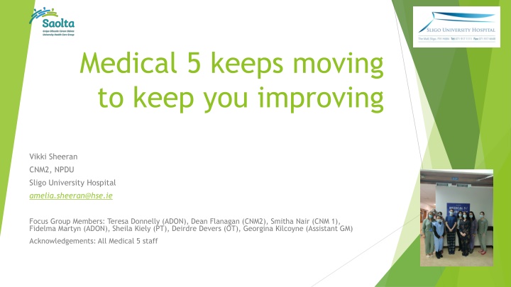 medical 5 keeps moving to keep you improving n.w