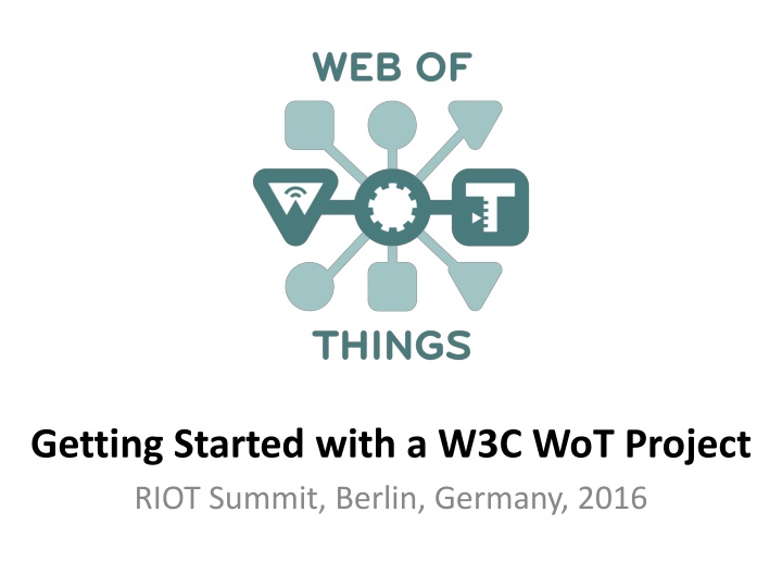 getting started with a w3c wot project riot n.w