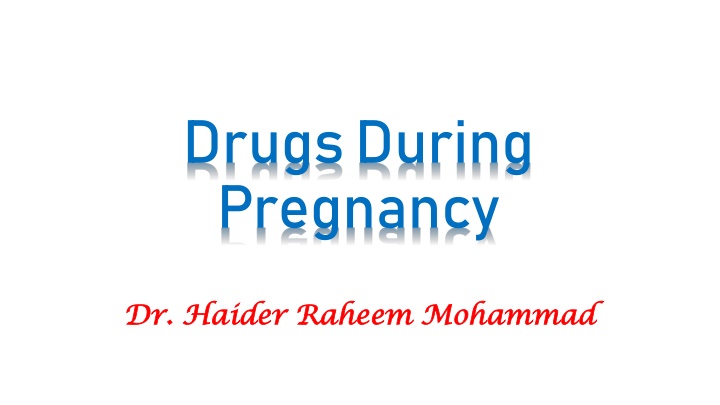 drugs during pregnancy n.w