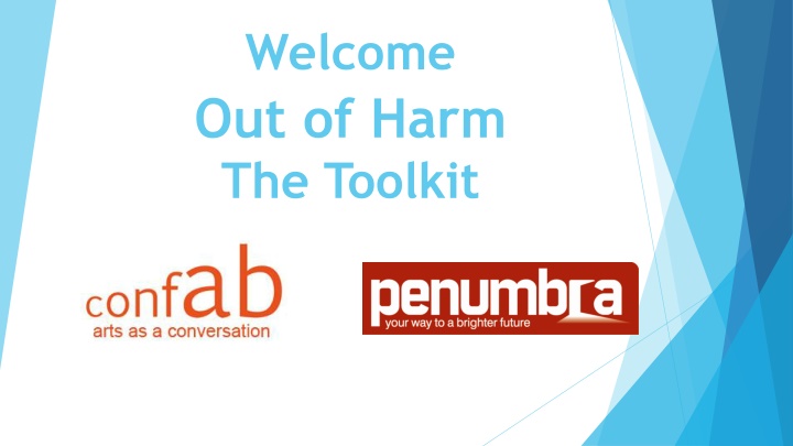 welcome out of harm the toolkit n.w