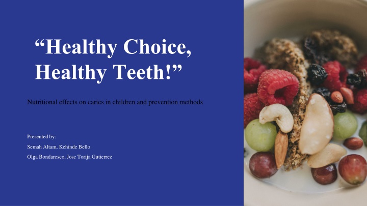 healthy choice healthy teeth n.w