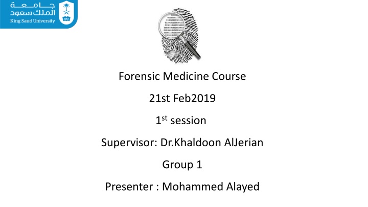 forensic medicine course n.w