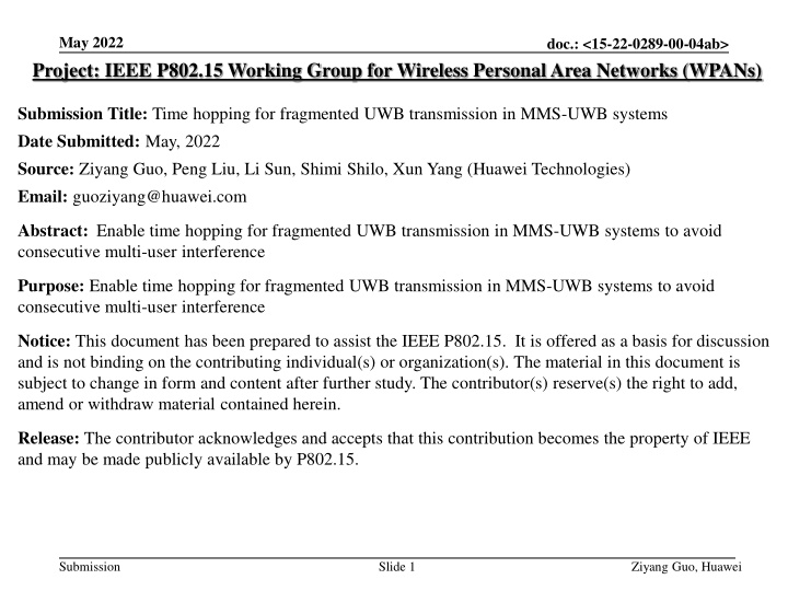 may 2022 project ieee p802 15 working group n.w