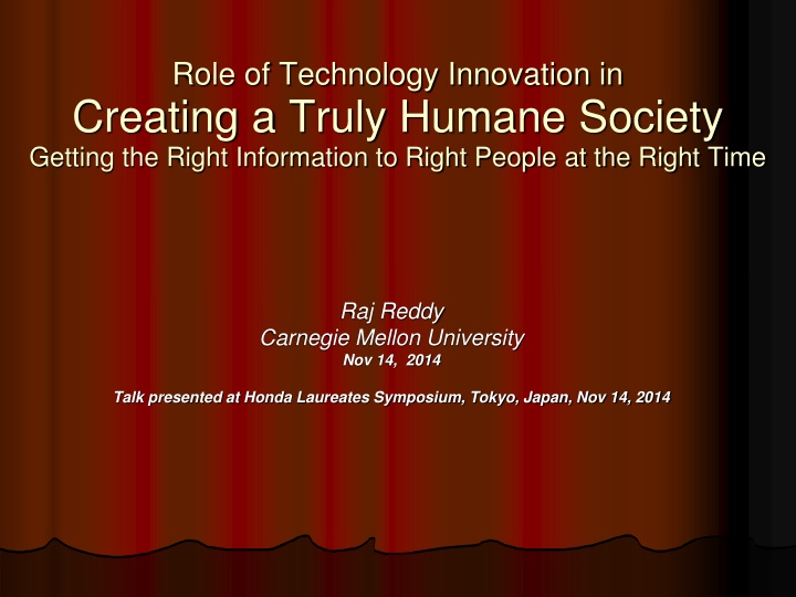 role of technology innovation in creating a truly n.w