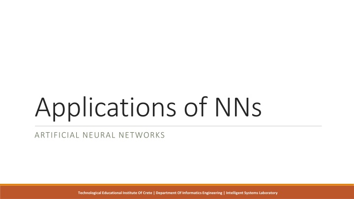 applications of nns n.w