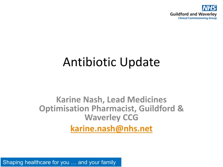 antibiotic update n.w