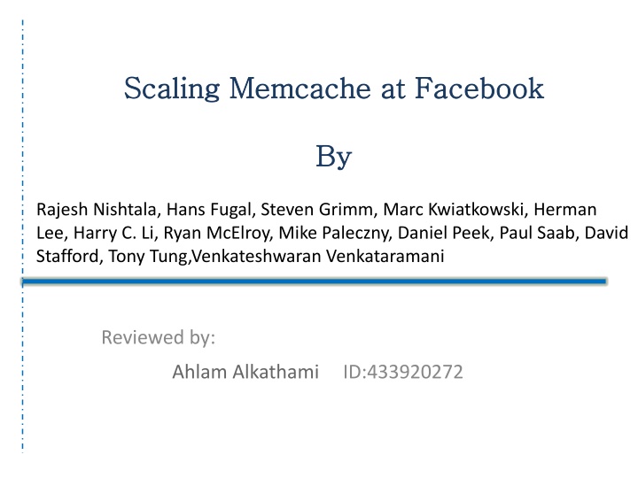 scaling scaling memcache memcache at n.w